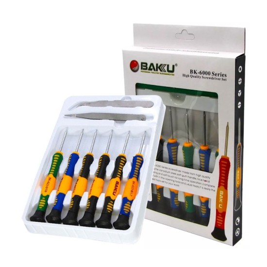 Baku Screw Driver Set Bk-6000 for Laptop, Mobile, Phone